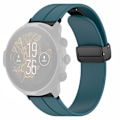 Miniatyrbilde 1 av 4: 24mm silikonklokkebånd for Suunto Spartan Sport Wrist HR Baro/ Suunto 7 (tykk fjærstang) Rock Cyan