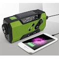 Miniatyrbild 4 av 5: Vattentät Am/fm/noaa Handvev Radio för nödsituationer utomhus Solar Ficklampa Am / Fm / Wb Radio 2000mAh White