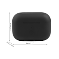 Miniatyrbillede 2 af 5: Trådløs opladningsetui til AirPod Pro - 660 mAh - Sort