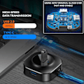 Miniatyrbillede 3 af 4: Usb C Hub Multiport Adapter, 4-i-1-udvidelsesenhed