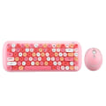 Pikkukuva 2 / 5: Mofii Wireless Mini Candy Keyboard Mouse Combo Set Mix Color 2,4g Pink