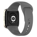 Miniatyrbilde 1 av 5: For Xiaomi Redmi Watch 3/Mi Watch Lite 3 Silikonklokkearmbånd Erstatningsklokkebånd Dark Grey