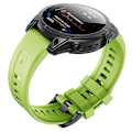 Miniatyrbild 3 av 5: KLB-LWGJ-001 För Garmin Fenix 7 / 7 Pro Remband Ersättning QuickFit 22mm Silikon Armband Green