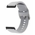 Miniatyrbillede 2 af 4: 24mm justerbar silikoneurrem til Suunto Spartan Sport Wrist Hr Baro / Suunto 7 Grey