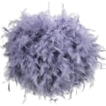 Miniatyrbilde 1 av 5: Feather Light Shade | Lampeskjermer for taklampe, bordlampe, gulvlampe | Fluffy Feather Lampeskjerm Taklysskjerm Til Stue