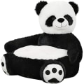Miniatyrbilde 1 av 5: Plysj lenestol for barn Babysitting Støttesofa Utstoppet dyredukke Barnesofa Setepute Plysjmøbler (panda)