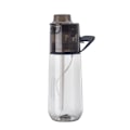 Pikkukuva 1 / 4: 750 ml:n tuoksuva vesikupillinen 1 makupodilla, vuodotön, oljella, sopii ulkoilmaurheiluun, lasten lahjoihin Transparent Black