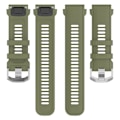 Miniatyrbillede 4 af 5: Silikoneurrem til Garmin MARQ/Approach S62/S60, udskiftningsurrem med honeycomb-tekstur Jungle Green