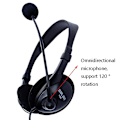 Miniatyrbilde 4 av 4: 3,5 mm spillmikrofon headset