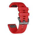 Miniatyrbillede 1 af 4: 20 mm silikone urrem til Garmin Fenix ​​5s Plus Red
