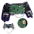 Miniatyrbild 4 av 5: Tumsticks Ansiktsknappar Dtf Led Kit 6-färgs belyst D-pad för Ps4 Controller Elektronisk maskintillbehör