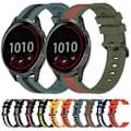 Miniatyrbillede 3 af 4: Silikoneurrem til Garmin Vivoactive 4 Black White