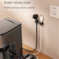 Miniatyrbilde 3 av 5: Kabelhåndtering skrivebord mobiltelefon data ladekabel magnetisk sugeorganisering fikser rad stikkontakt fast linje snap, B