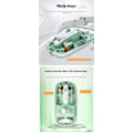 Miniatyrbilde 3 av 5: 2.4G Transparent Bluetooth Gaming Mus, Tre Tilkoblingsmoduser, Justerbar Dpi (Svart)
