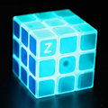 Pikkukuva 2 / 4: 3x3 Fluoresoiva Nopeuskuutio Hohtaa Pimeässä Magic Speed Cube Aivojumppa Älykkyyspalapelit Sininen Fluoresoiva