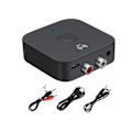 Miniatyrbillede 1 af 5: Bluetooth 5.0 Audio Receiver Adapter, NFC Trådløs Bluetooth Extender, 3.5 Aux eller RCA Input Højttaler,