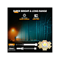 Miniatyrbillede 4 af 5: Høj Lumen Lommelygter 3000 Lumen Genopladelige LED Lommelygter Super Lys Lommelygte 5 Tilstande Batteridrevet Lommelygte