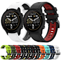 Miniatyrbild 3 av 4: Silikonarmband för Garmin Forerunner 955 Lime Green   Black