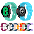 Miniatyrbillede 4 af 4: Silikone urrem til Samsung Galaxy Watch 5 40mm Dark Green