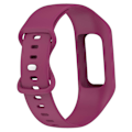 Miniatyrbillede 3 af 5: Integrer silikoneurrem til Fitbit Charge 6/5/4/3, urrem med etui Wine Red