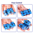 Miniatyrbilde 3 av 5: Infinity Cube, ny oppgradert Mini Infinity Cube Fidget Toy, Smooth Turn og Fast Play Infinite Cube for voksne/barn (blå)