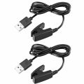 Miniatyrbilde 2 av 3: Kissmart lader for Garmin Forerunner 35 230 235 630 645 Music 735XT ladekabelklemmeledning for Garmin-klokker [2-pakning, 3,3 fot/1 m]