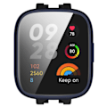 Pikkukuva 4 / 5: Sopii Redmi Watch3:lle - Suojaava Kotelo Midnight Blue