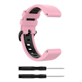 Miniatyrbild 1 av 5: Silikonarmbandsbälte för Fenix ​​7X Watch Soft Strap Loop Armband Powder black