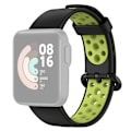Miniatyrbillede 1 af 5: Dual-Color Hollow Silicone Watchband Strap Replacement for Xiaomi Redmi Watch 2 G Other Xiaomi Models