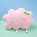 Miniatyrbilde 2 av 2: Skyer, solpute dun bomullsplysjpute Cloud Pink Pillow