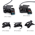 Miniatyrbillede 3 af 5: Universal Smartwatch-oplader til Tw64 68 til Smart Watch Usb-strømklip 2P C1 7MM