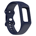 Miniatyrbillede 2 af 5: Integreret silikoneurrem til Fitbit Charge 6/5/4/3, urrem med etui Navy Blue