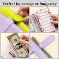 Miniatyrbilde 2 av 5: Binder Budget A6 PU-Lær Notatbok Planlegger Organizer Lilla (Bare Skallet)