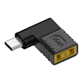 Miniatyrbillede 1 af 5: Type-c DC-strømstik-stik Type-c han til DC-hun-adapterkonverter Square