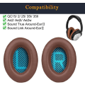 Miniatyrbilde 2 av 5: Øreputer kompatible med Bose QuietComfort 15 QC15 QC25 QC2 QC35/ Ae2 Ae2i Ae2w SoundTrue & SoundLink-Brown