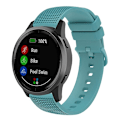 Pikkukuva 5 / 5: 18mm ruudullinen silikonihihna Garmin Venu 3s / Forerunner 265s -kellolle Green