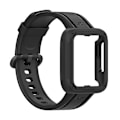 Miniatyrbillede 4 af 5: Håndledsremme til Xiaomimi Watchmi Watch 2/Mi Watch Lite/Mi Watch Lite 2 Smart Watch Rem Blød Håndledsrem Black, Black I Xiaomi Redmi Watch 2 L