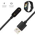 Miniatyrbilde 2 av 4: Lader for Huawei Band 7/8/7/6/4X/Honor Band 6/Es, 2-pinners USB-ladekabel svart
