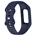 Miniatyrbild 3 av 5: Integrera silikonklockarmband för Fitbit Charge 6/5/4/3, klockarmband med fodral Navy Blue