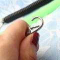 Miniatyrbillede 2 af 5: 12 stykker elastisk spiral nøglering, farverig plastik nøglering Spring nøgleholder