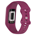 Miniatyrbillede 4 af 5: Integrer silikoneurrem til Fitbit Charge 6/5/4/3, urrem med etui Wine Red