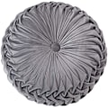 Miniatyrbillede 1 af 5: Kastepude til sofa Dekorativ 3d græskar rund fløjlspude til sovesofa Stol Gulv 15 Gray