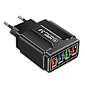 Miniatyrbilde 1 av 5: 45W 4 USB Hurtiglader USB 3.0 Mobiltelefonlader Standard Adapter Telefonlading Hode-EU-plugg