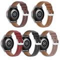 Miniatyrbillede 2 af 5: Til Garmin Vivomove Luxe præget ægte læderurbånd VJX Light Brown