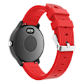 Miniatyrbilde 1 av 5: 20mm Striper Tekstur Silikon Rem for Garmin Vivoactive 3 Justerbar Remstropp Red E Garmin Vivoactive 3