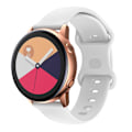 Miniatyrbild 2 av 5: 20mm Silikonklockarmband för Samsung Galaxy Watch6 Classic 43mm / 47mm White