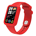 Miniatyrbilde 2 av 4: Mykt silikondeksel for Xiaomi Smart Band 8 Pro, støtsikker smartklokke rammedeksel Red