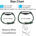 Miniatyrbild 4 av 4: Ersättningsband som är kompatibla för Fitbit Charge 2, Classic & Special Edition justerbara sportarmband Small Olive Green