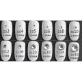 Miniatyrbild 2 av 2: Limfix Flatback Rhinestones Glas Diamantes Ädelstenar För Nail Art Hantverk Dekorationer Kläder Skor(ss20 576st,silver)