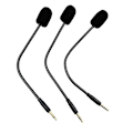 Miniatyrbild 3 av 4: Esports Daming Headset Gooseneck 3,5 mm plugg-in mikrofon Straight 2 section Plug